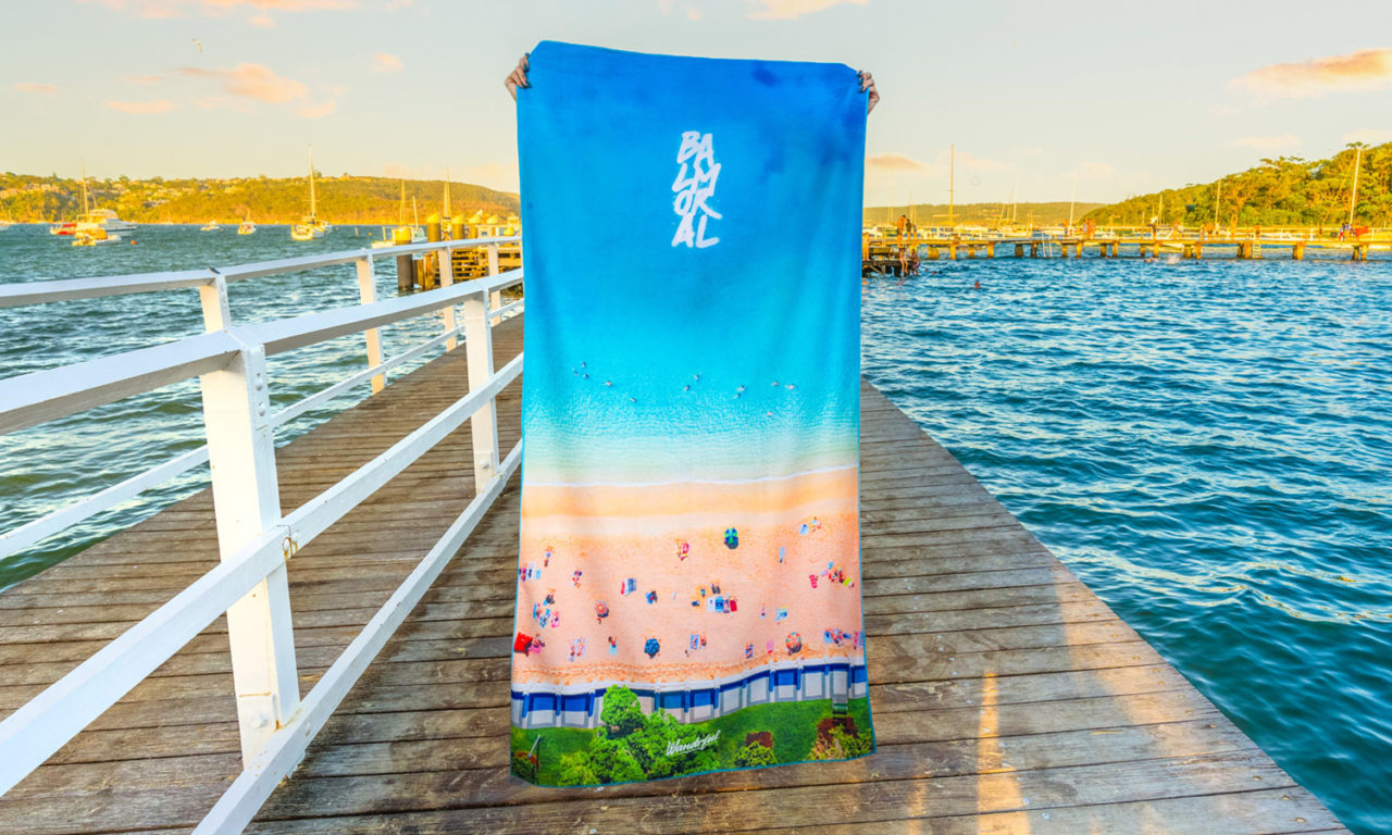 Wandrful Beach Towel Balmoral Beach Designer, sandfree, beach towels