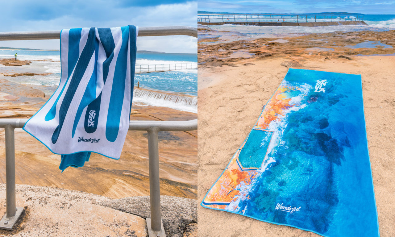 Wandrful Beach Towel Cronulla Designer, sandfree, beach towels